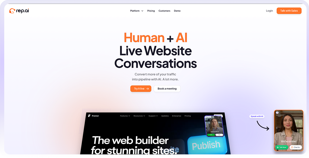 Rep homepage